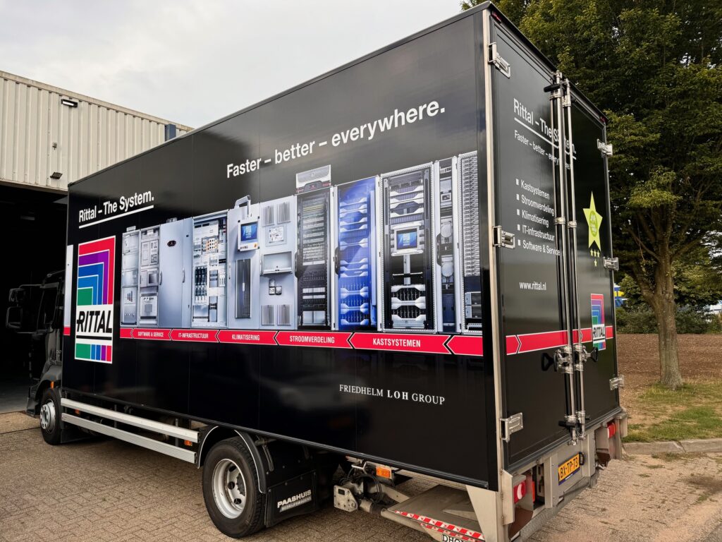 Rittal bestelbus wrapping